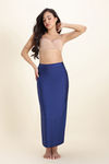 Zivame Shimmer Stretchy Saree Underskirt  - Blue Depth — thumbnail 4